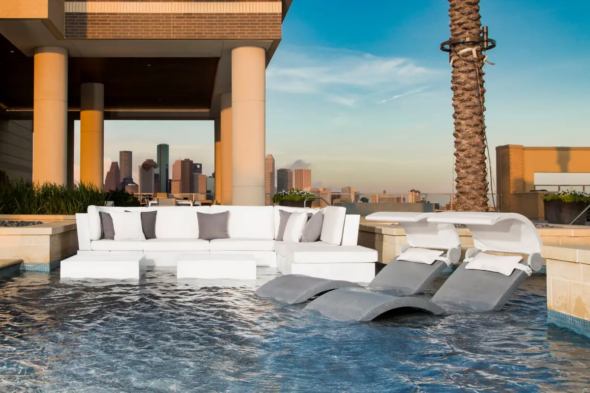 Ledge Lounger The Ultimate “in Water” Pool Furniture Luxury Pools Outdoor Living 