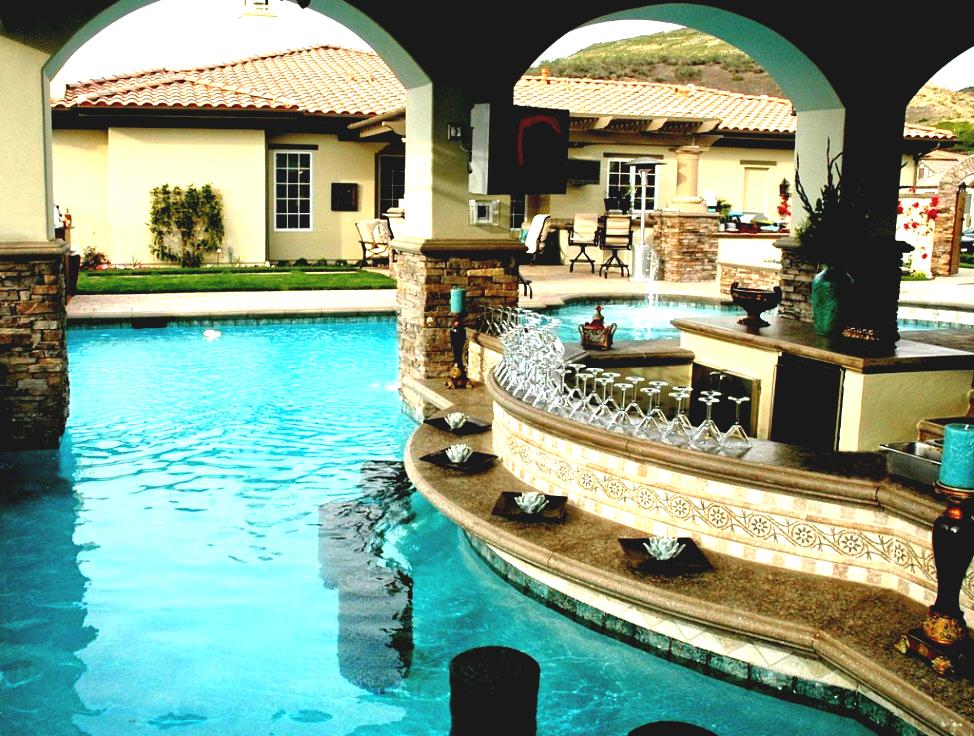 Create A Polished Poolside Bar Luxury Pools Outdoor Living