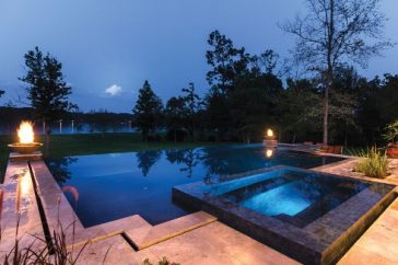 Spa Designs Perimeter Overflow Spas Luxury Pools Outdoor Living