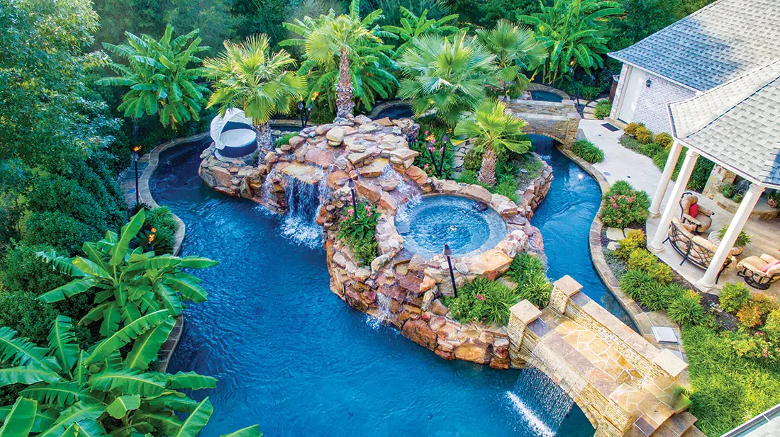 Lazy Rivers Bring the Resort to the Backyard Luxury Pools + Outdoor